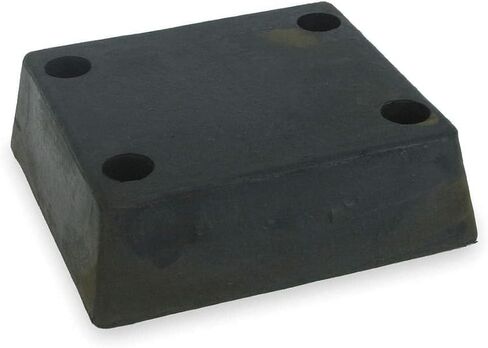 Replacement for 2MYR1 Dock Bumper,13"x4"x12",Rubber 2MYR1 Repair Parts in Kuwait