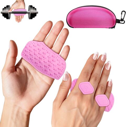 2 PCS 2026 Upgraded Version Grips for Weight Lifting, Silicone Anti-Slip Lifting Grips, Pull Up, Bar Pad, Ergonomics Hand Protector for Weight Lifting Grips, No Sweaty Workout Grips for Men & Women in Saudi Arabia