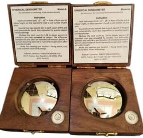 مقياس كثافة التاج الكروي أداة الغابات المحدبة مقياس كثافة المظلة الكروية لقياس جرد الغابات وغطاء الشجرة in Kuwait