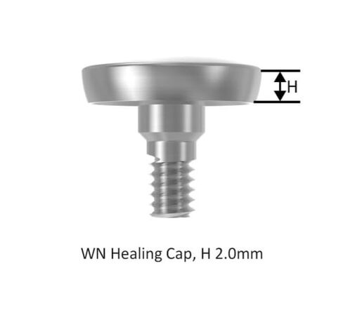 BC Tissue Level Healing Cap Compatible Straumann，Wide Neck，Gingival Height: 2.0mm in Kuwait