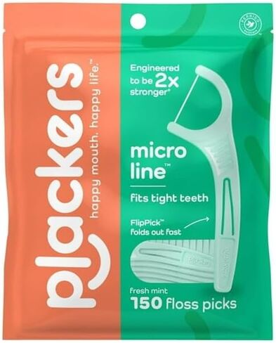 Plackerr's Micro Mint Dental Floss Picks (Mint - 450 Floss Picks) in Kuwait