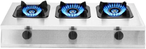 Commercial Gas Stove, Stainless Steel Commercial Canteen Restaurant High-Power Gas Stove, Suitable for Liquefied Gas Casserole Gas Stove,Liquefied Gas,D (Natural Gas A) in Saudi Arabia