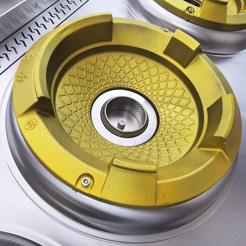 Commercial 3-Burner Gas Stove, 110V, 120W, Stainless Steel, Radiant Heat, 85300BTU, Liquefied & Natural Gas in Kuwait