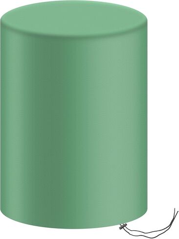 55 Gallon Barrel Cover, 600D Oxford Cloth Water Storage, 25 x 37 Inch Outdoor Waterproof Rain Snow Bucket with Drawstring, UV Protection, Anti Dust (Black) in Saudi Arabia