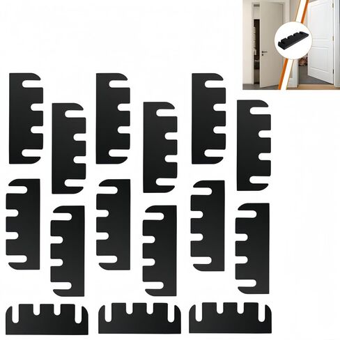 15 Pcs 4.5 Inch Hardware Door Hinge Shims,Stainless Steel Door Hinge Spacer with Coated Finish,Doors Hinge Shims Hinge Spacer for Repair Kit,0.050 Inch Thick in Saudi Arabia