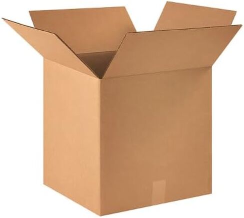 25 Pack 16 x 16 x 16 Corrugated Cardboard Boxes For Packing, Shipping, or Moving in Kuwait