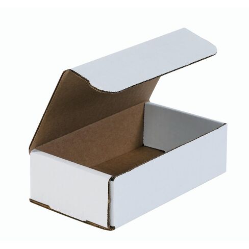 Aviditi White Corrugated Cardboard Mailing Boxes, 7 x 4 x 2 Inches, Pack of 50, Crush-Proof, For Shipping, Mailing and Storing (M742) in Kuwait