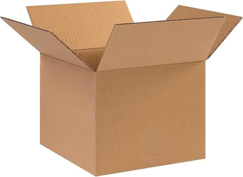 The Packaging Wholesalers 10 x 10 x 8 Inches Shipping Boxes, 25-Count (BS101008) in Kuwait