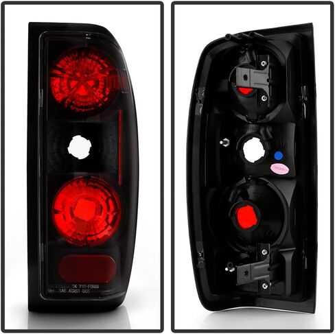 AKKON - For 1998-2004 Nissan Frontier Pickup Truck JDM Black Tail Brake Lights Lamp Left + Right Set in Kuwait