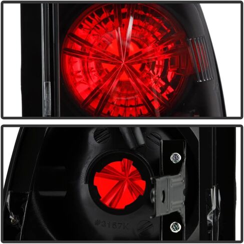 AKKON - For 1998-2004 Nissan Frontier Pickup Truck JDM Black Tail Brake Lights Lamp Left + Right Set in Kuwait