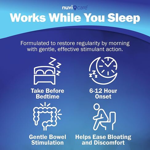 أقراص سينا ​​الملينة ذات القوة القصوى - 25 ملغ من السينوسيدات لتخفيف الإمساك طوال الليل - أقراص سينا ​​الطبيعية - حبوب ملين نباتية لطيفة منشطة (60 قرصًا) in Kuwait