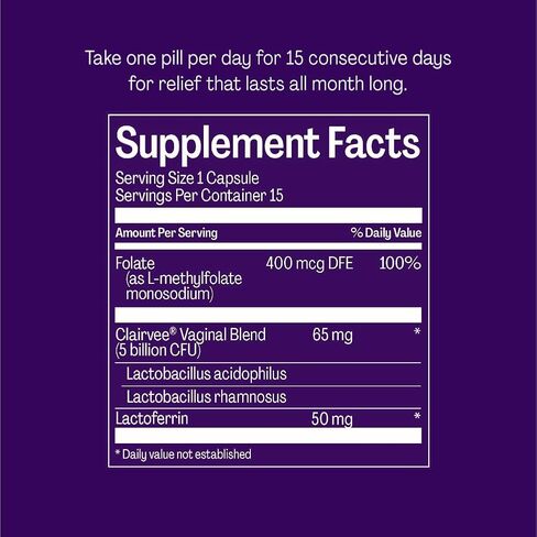 Bonafide Clairvee + Revaree - خالي من الهرمونات والأدوية لتخفيف الرائحة والحكة المهبلية والإفرازات + مرطب مهبلي بحمض الهيالورونيك - كمية تكفي لمدة شهر واحد in Kuwait