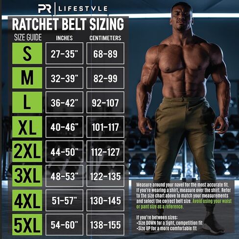 PR Lifestyle Personal Record Ratchet Belt 13mm – Powerlifting Belt Leather Weightlifting Belt for Men & Women, Adjustable Ratchet Buckle Gym Belt for Squat Deadlift Strength Training in Saudi Arabia