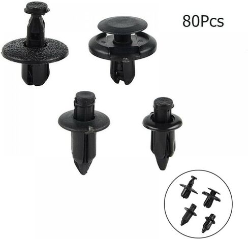80pcs Universal Motorcycle ATV Fairing Bolt Bodywork Push Rivets Pin Kit Compatible with Sportbike M6 M7 M8 Fairing Bodywork Bolts Rivets in Saudi Arabia