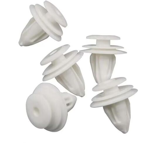 200pcs White Nylon Rivet Clips, Side Skirt Door Sill Fasteners, Universal Car Retainers 20x17.8x8.8mm in Saudi Arabia