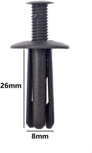 20Pcs Push in 8mm Hole Long 26mm Expansion clamp Fits Panel Trim Retainer Clips Fastener in Kuwait