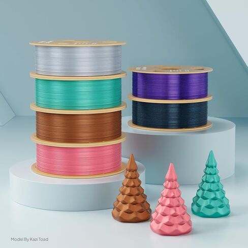 DEEPLEE Galaxy PLA خيوط طابعة ثلاثية الأبعاد 1.75 مم 1 كجم، لامع أسود لامع PLA، دقة الأبعاد +/-0.02 مم، خيوط طباعة ثلاثية الأبعاد لامعة وملونة in Kuwait