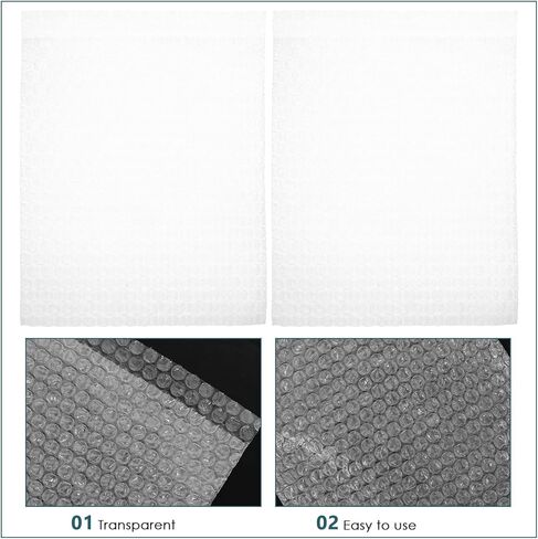 100 قطعة 20x25 سنتيمتر سميكة مزدوجة الجدار فقاعة كيس كيس صدمات توسيد أكياس التعبئة والتغليف للشحن والتحرك وحماية التخزين in Saudi Arabia