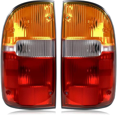 مجموعة الأضواء التيل W/blubs متوافقة مع 1995-2000 Toyota Tacoma ، وضوء الضوء الخلفي استبدال # TO2801116 8155004030 (RED/CLAY LEN) in Kuwait