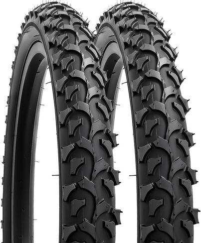 إطارات دراجة YUNSCM مقاس 16 بوصة مقاس 16 × 2.125/57-305 وأنابيب دراجة مقاس 16 بوصة صمام شريدر مع شريطين حافة متوافق مع الدراجة الجبلية/الطرق الوعرة مقاس 16 × 1.95 16 × 2.10 16 × 2.125 16 × 2.20 إطارات وأنابيب الدراجة (Y-1108) ) in Saudi Arabia