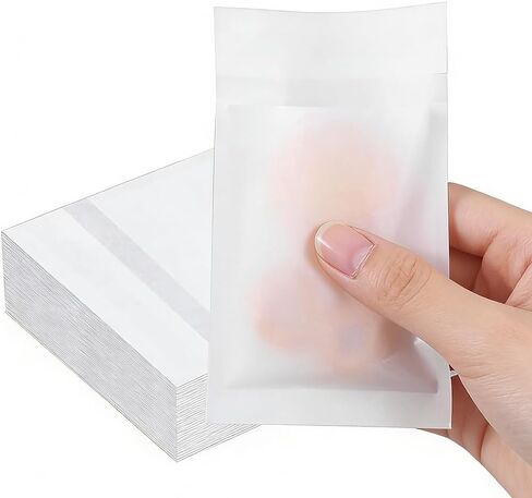 120 Pack Paper Cookie Bags Wax Cookie Bags 5 x 7 Inch Self Seal Glassine Treat Sandwich Bakery Parchment Snack Sleeves in Saudi Arabia