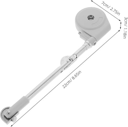 Hydraulic Cabinet Lid Support Rod Quiet Close Gas Hinge Sturdy Effortless DIY Installation for Kitchen and Furniture Use in Kuwait