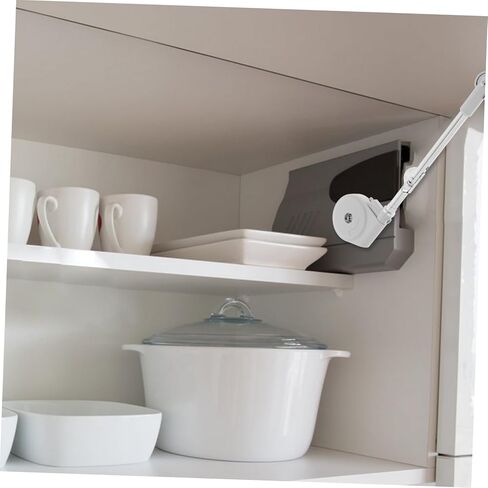 Hydraulic Cabinet Lid Support Rod Quiet Close Gas Hinge Sturdy Effortless DIY Installation for Kitchen and Furniture Use in Kuwait