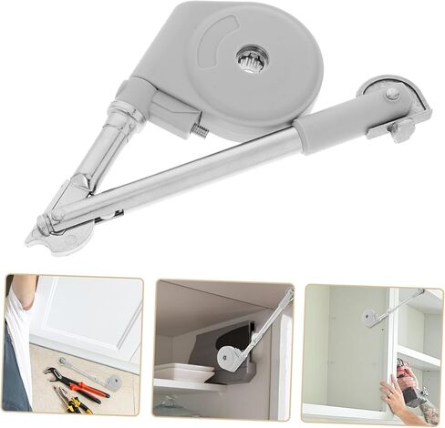 Hydraulic Cabinet Lid Support Rod Quiet Close Gas Hinge Sturdy Effortless DIY Installation for Kitchen and Furniture Use in Kuwait