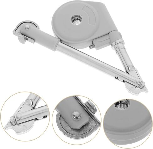 Hydraulic Cabinet Lid Support Rod Quiet Close Gas Hinge Sturdy Effortless DIY Installation for Kitchen and Furniture Use in Kuwait