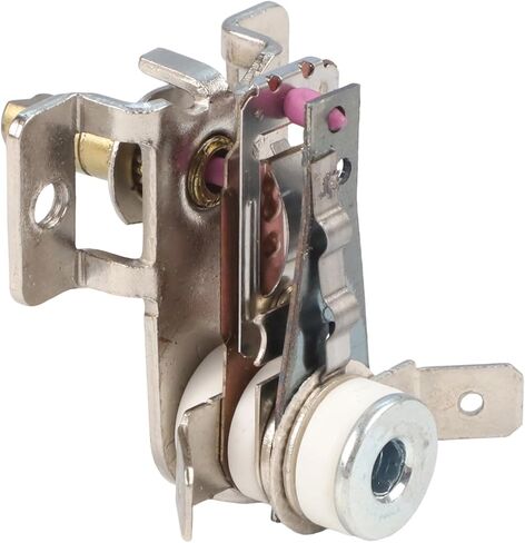Electric Oven Thermostat Temperature Controller Switch 10A 16A Metal Repair Part with 270 Degree Rotation for Precise Temperature Control in Home Baking and Workshop Use, Silver(10A) in Saudi Arabia