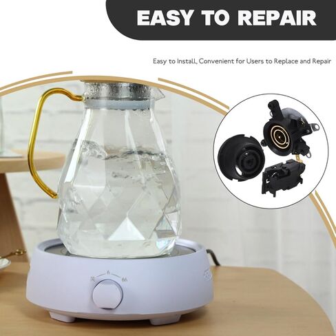 1set Temperature Control Base for Electric Kettle Coupler Easy Installation Safe and High Sensitivity Compatible Electric Kettles Kitchen Accessory in Saudi Arabia