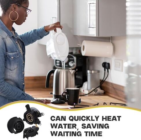 1set Temperature Control Base for Electric Kettle Coupler Easy Installation Safe and High Sensitivity Compatible Electric Kettles Kitchen Accessory in Saudi Arabia