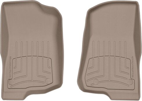 WeatherTech FloorLiner HP Custom Fit Floor Mats for Jeep Wrangler 2-Door, Wrangler 4-Door Rubicon 392, Wrangler 4xe, Wrangler Unlimited 4-Door - 1st Row (4413131IM), Black in Saudi Arabia