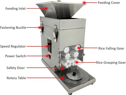 Commercial Automatic Sushi Rice Ball Making Machine Stainless Steel No Stick Food Grade PP for Making Rice Ball for Restaurant in Kuwait