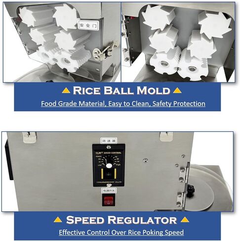 Commercial Automatic Sushi Rice Ball Making Machine Stainless Steel No Stick Food Grade PP for Making Rice Ball for Restaurant in Kuwait