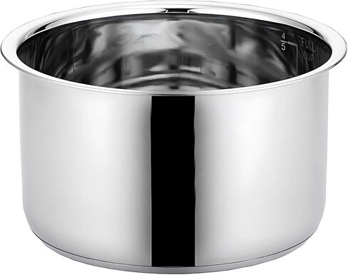 Inner Pot Rice Cooker 2L 304 Stainless Steel, Design Long-Lasting Rust-Resistant, Models Cooker Various Compatible with, Use Dorm and Home Ideal for in Saudi Arabia