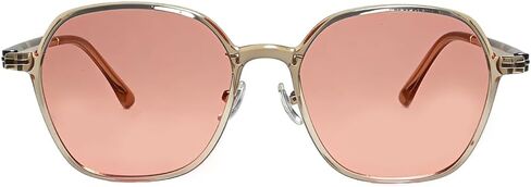 BRADDELL Women's FL-41 Rose Tinted Blue Light Glasses for Migraine Light Sensitivity, Fluorescent LED Glare, Photophobia in Kuwait