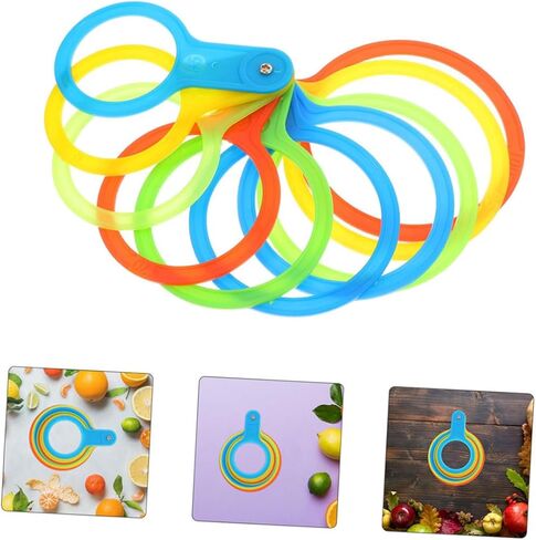 HANABASS 2Pcs Fruit Gauge Durable Plastic Measuring Rings for Accurate Grading of Apples and Other Fruits Compact Tool for Efficient Sorting and in Saudi Arabia