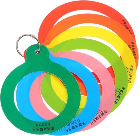LIFKOME Fruit Diameter Measuring Gauge Portable Ruler for Apples Oranges Easy to Use Fruit Grading Tool for Accurate Measurement and Sorting of Fruits Vegetables in Saudi Arabia
