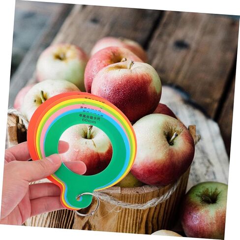 LIFKOME Fruit Diameter Measuring Gauge Portable Ruler for Apples Oranges Easy to Use Fruit Grading Tool for Accurate Measurement and Sorting of Fruits Vegetables in Saudi Arabia