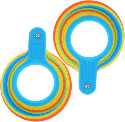 BESPORTBLE 2PCS Fruit Diameter Measuring Tool Plastic Fruit Size Ring Diameter Gauge for Home Use in Saudi Arabia