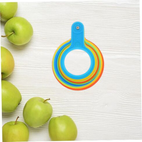 BESPORTBLE 2PCS Fruit Diameter Measuring Tool Plastic Fruit Size Ring Diameter Gauge for Home Use in Saudi Arabia