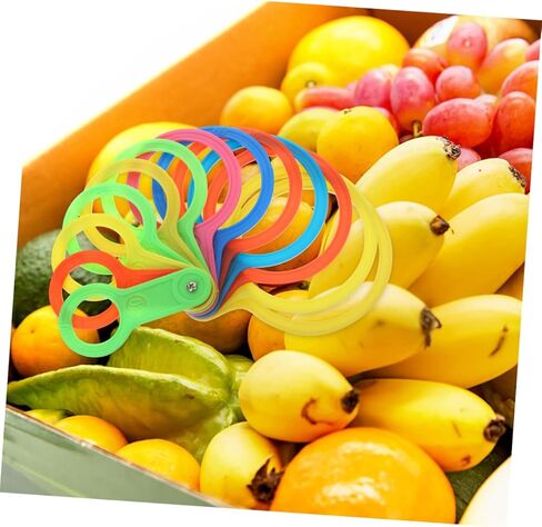 2pcs Fruit Measuring Device Fruit Diameter Measure Citrus Ring Vegetable Gauge Tool Plastic Measuring Lap Simple Operation in Saudi Arabia