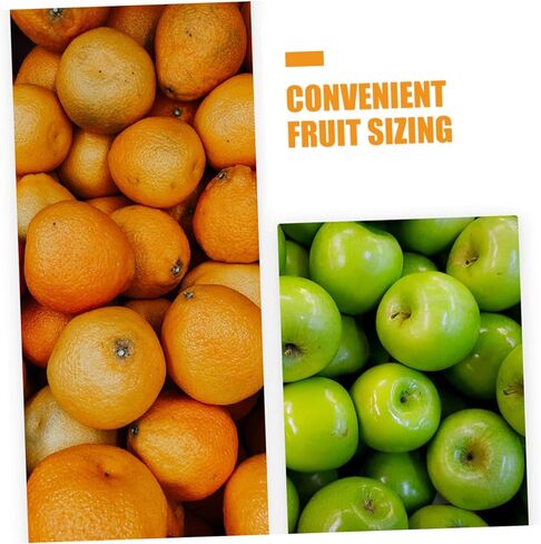 2pcs Fruit Measuring Device Fruit Diameter Measure Citrus Ring Vegetable Gauge Tool Plastic Measuring Lap Simple Operation in Saudi Arabia