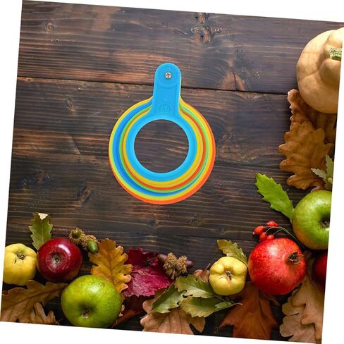 2Pcs Fruit Diameter Measuring Gauge Plastic Apples Measuring Tool for Accurate Sizing Grading Versatile Fruit Measuring Ring for Home Use for Apples and More in Saudi Arabia