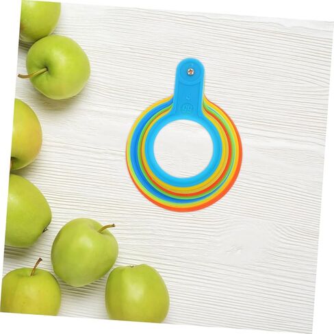 2Pcs Fruit Diameter Measuring Gauge Plastic Apples Measuring Tool for Accurate Sizing Grading Versatile Fruit Measuring Ring for Home Use for Apples and More in Saudi Arabia