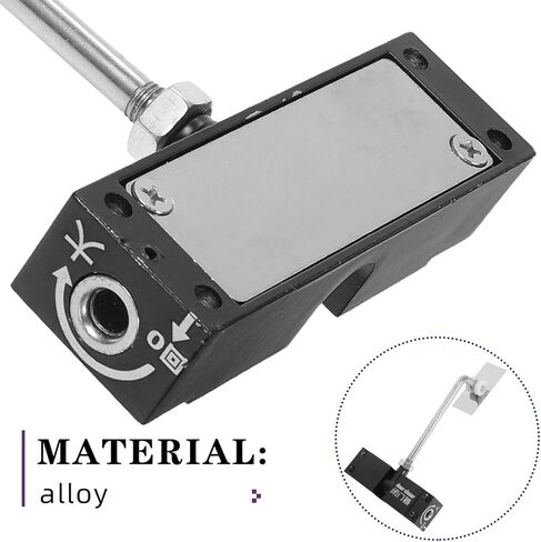 باب زنبركي مزدوج قابل للتعديل قطعتان، آلية إغلاق ذاتية بكرة من سبائك الألومنيوم المربعة باللون الأسود للأبواب المفصلية السكنية والتجارية in Kuwait