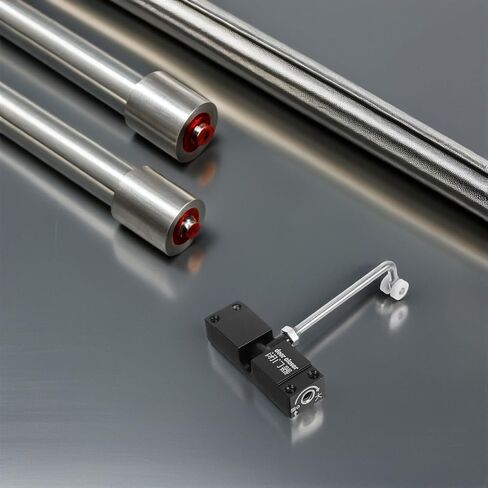 باب زنبركي مزدوج قابل للتعديل قطعتان، آلية إغلاق ذاتية بكرة من سبائك الألومنيوم المربعة باللون الأسود للأبواب المفصلية السكنية والتجارية in Kuwait