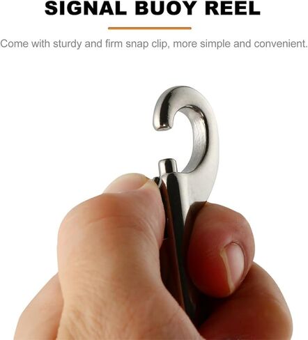 Cabilock Diving Finger Reel and Guide Line Spool 30m Blue with Buoy and Hook Anti-Tangle Scuba Diving Accessory for Snorkeling and Cave Exploration in Kuwait