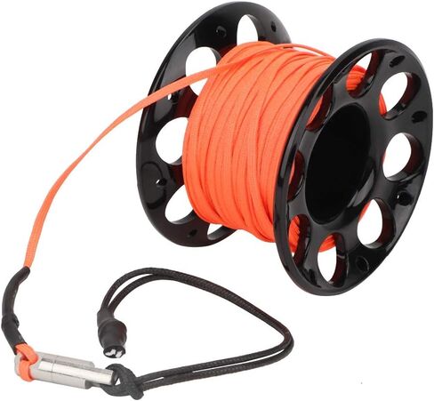 Akozon 15m Diving Finger Spool Reel with Stainless Steel Hook - Underwater Accessory for Scuba Diving in Saudi Arabia